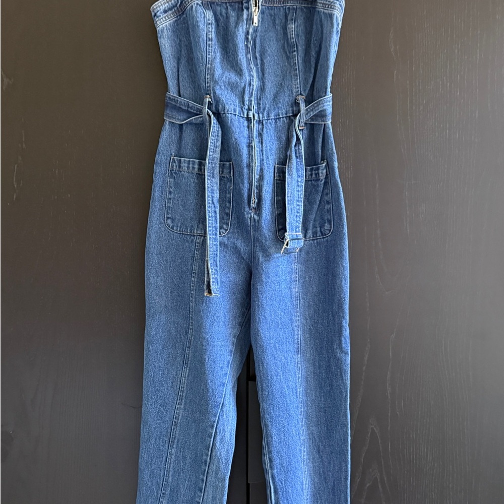 Le Lis Women's Denim Overalls